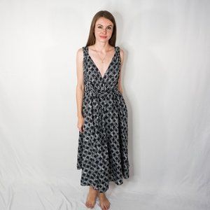 BACKWOODS Midi Sleeveless Dress with Belt NWT